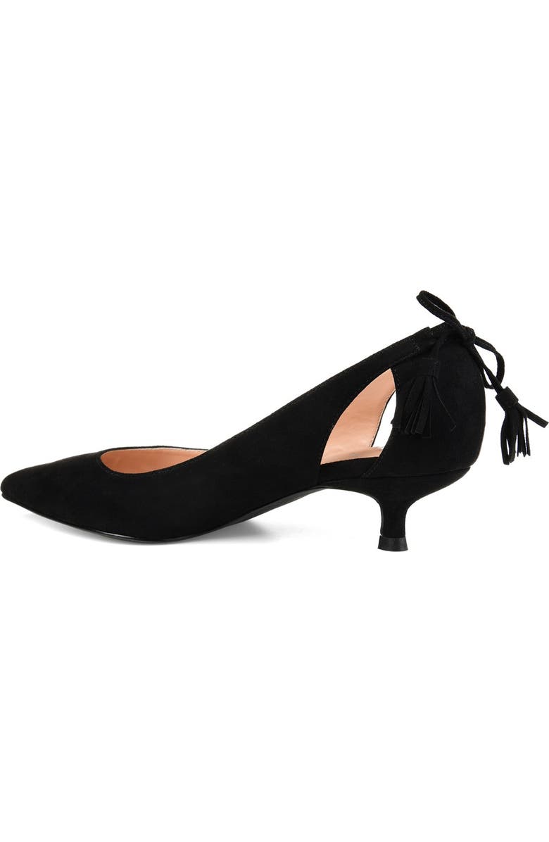 Journee Collection JOURNEE Bindi Kitten Heel Pump, Alternate, color, Black
