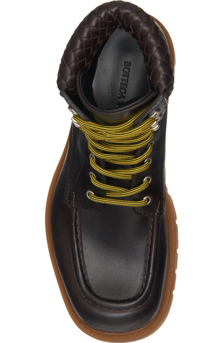 Bottega Veneta Haddock Lug Sole Lace-Up Boot, Alternate, color,