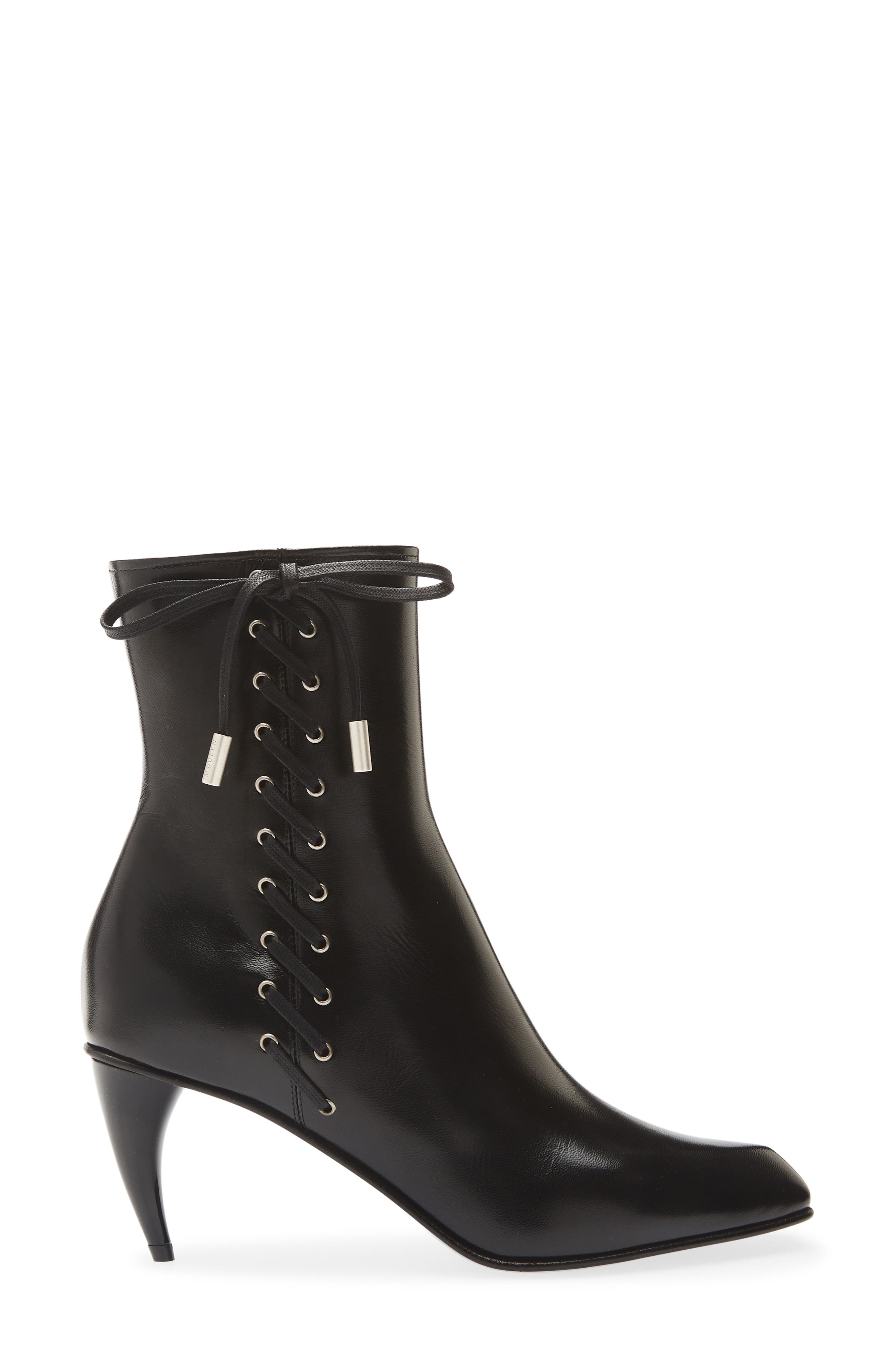 Lexie Laced Bootie, Alternate, color, BLACK