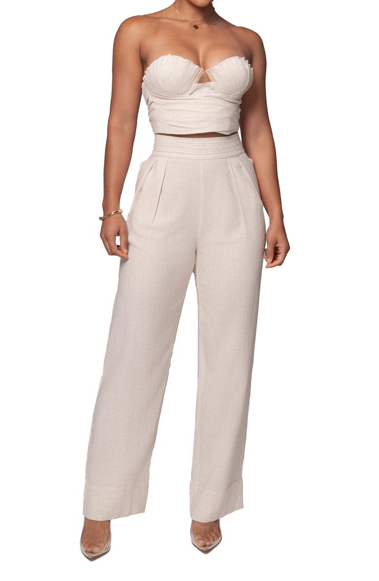 JLUXLABEL Villa Views High Waist Pants, Alternate, color, 