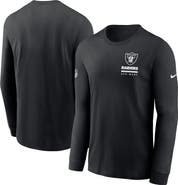 Nike Men's Nike Black Las Vegas Raiders Sideline Performance Long Sleeve T-Shirt