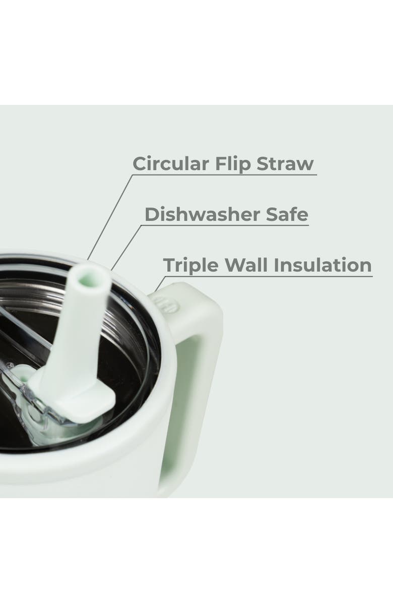 HydroJug Traveler - Water Bottle with Handle & Flip Straw 20oz, Alternate, color, Beryl