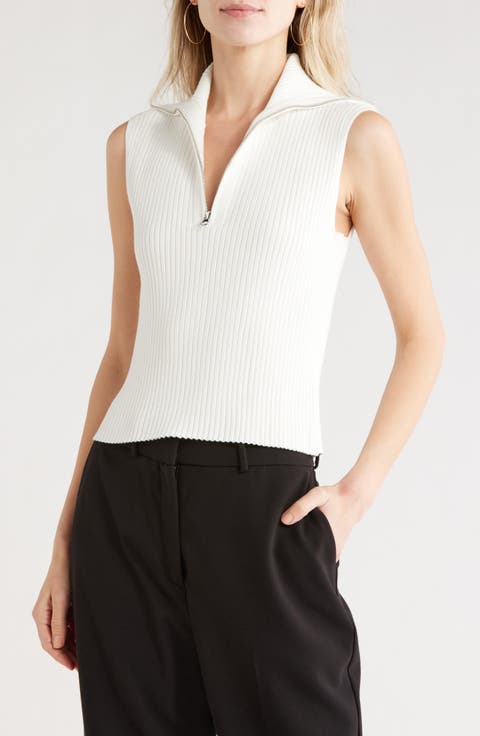 Quarter Zip Sweater Vest