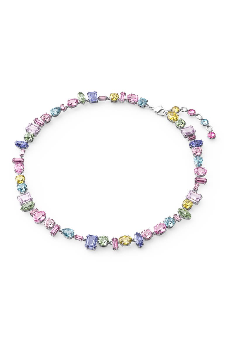 Gema Crystal Collar Necklace, Alternate, color, MULTICOLORED