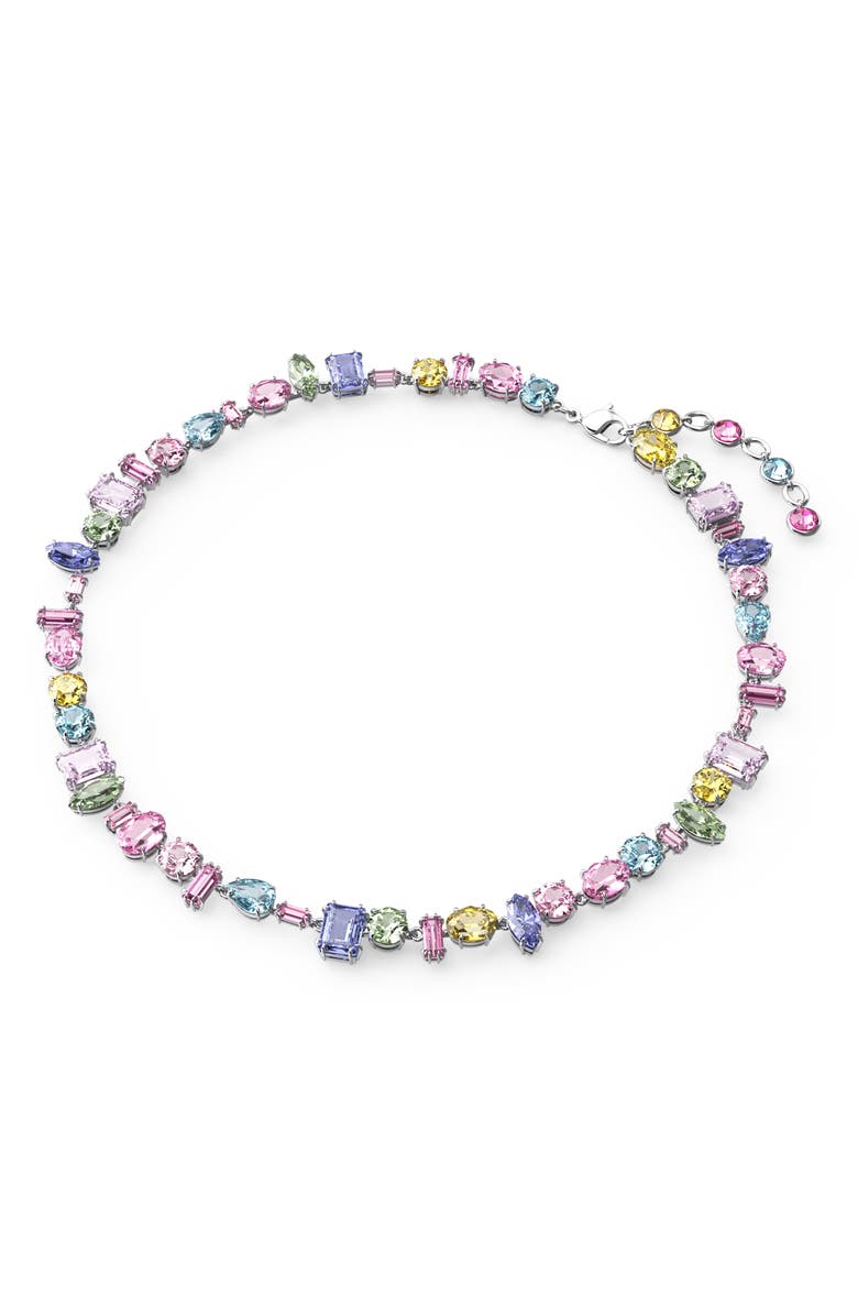 Swarovski Gema Crystal Collar Necklace, Alternate, color, Multicolored
