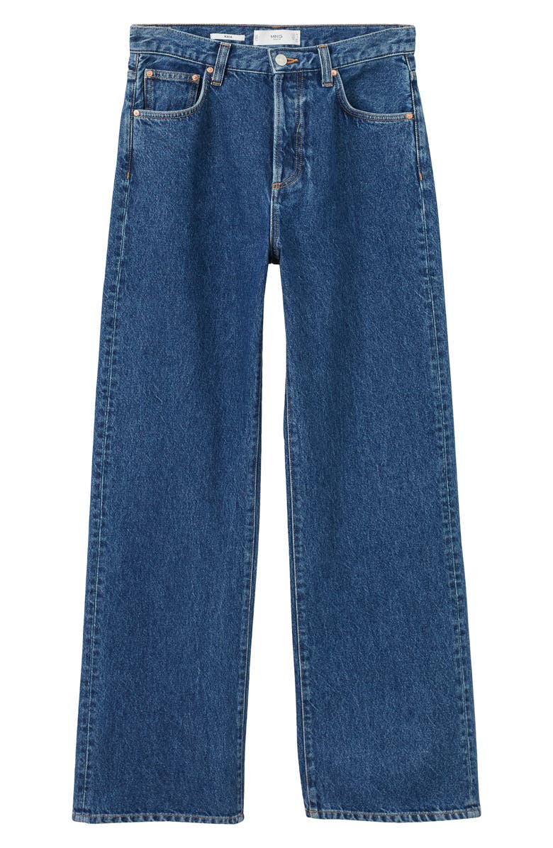 MANGO High Waist Straight Leg Jeans, Alternate, color, 