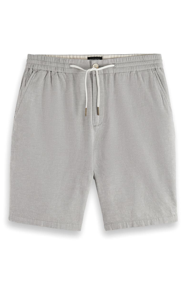Scotch 
Soda Cotton 
Linen Chino Shorts, Alternate, color, Grey