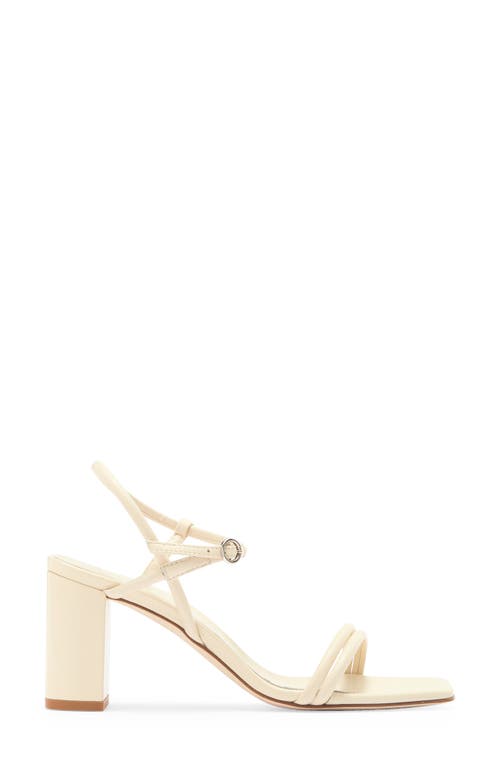 Aeyde Helene Ankle Strap Sandal In Creamy