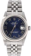 Pre-Owned Rolex Oyster Perpetual Datejust Automatic Watch Stainless Steel and White Gold 31