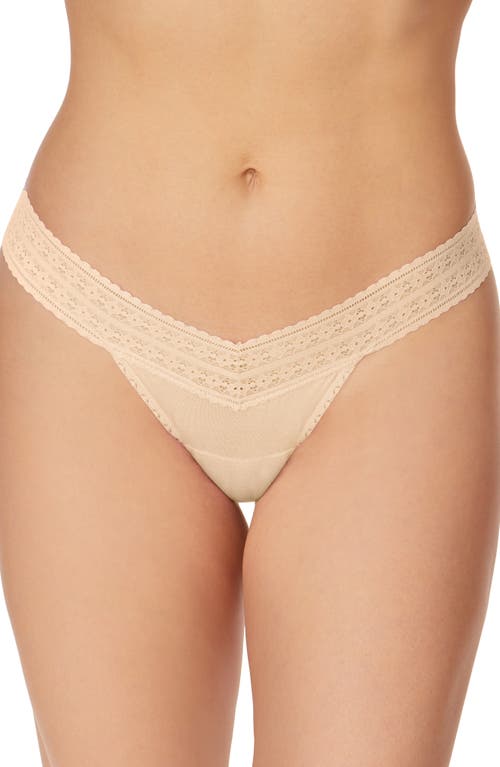 Hanky Panky Low Rise Lace Trim Thong