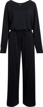 Zella Restore Soft Cozy Long Sleeve Jumpsuit