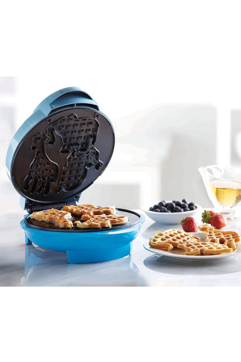 Animal Shaped Waffle Maker in Blue, Alternate, color, Blue