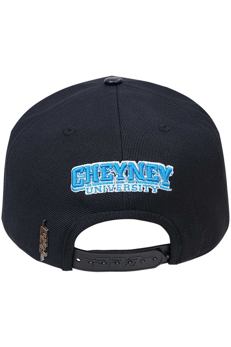 Men's Pro Standard Black Cheyney Wolves Arch Over Logo Evergreen Snapback Hat, Alternate, color, Black