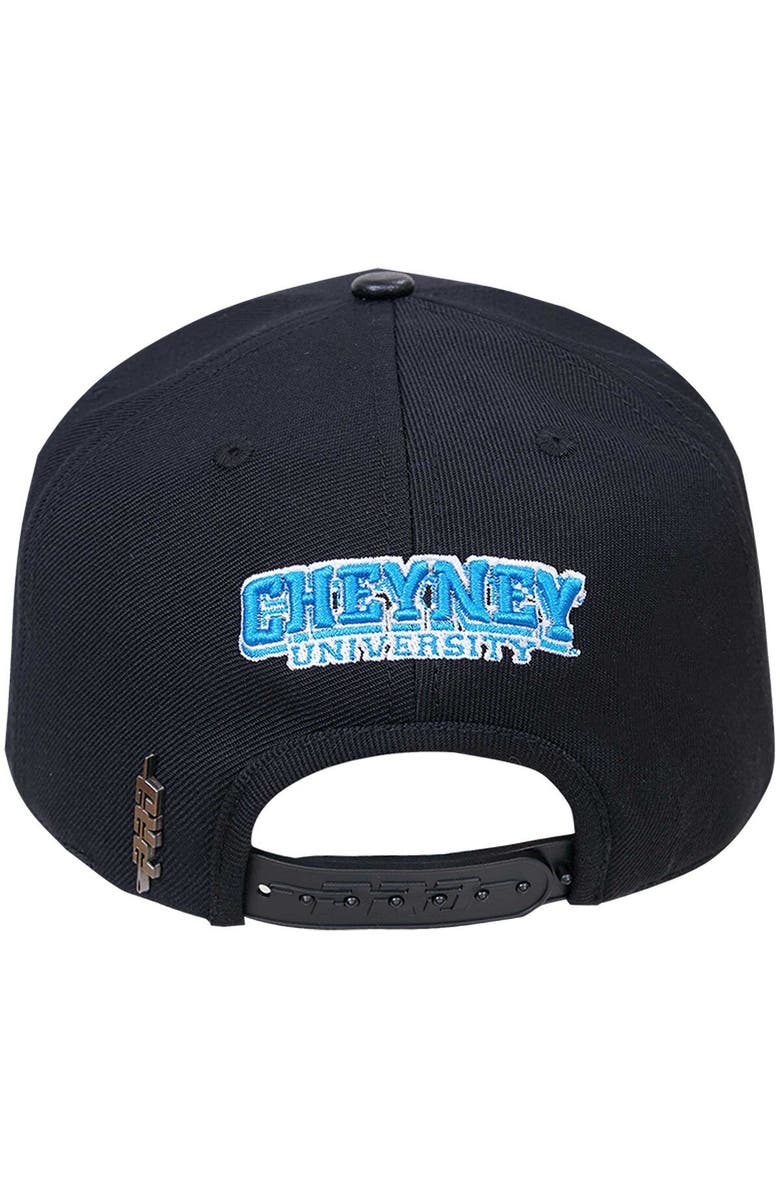 PRO STANDARD Men's Pro Standard Black Cheyney Wolves Arch Over Logo Evergreen Snapback Hat, Alternate, color, Black