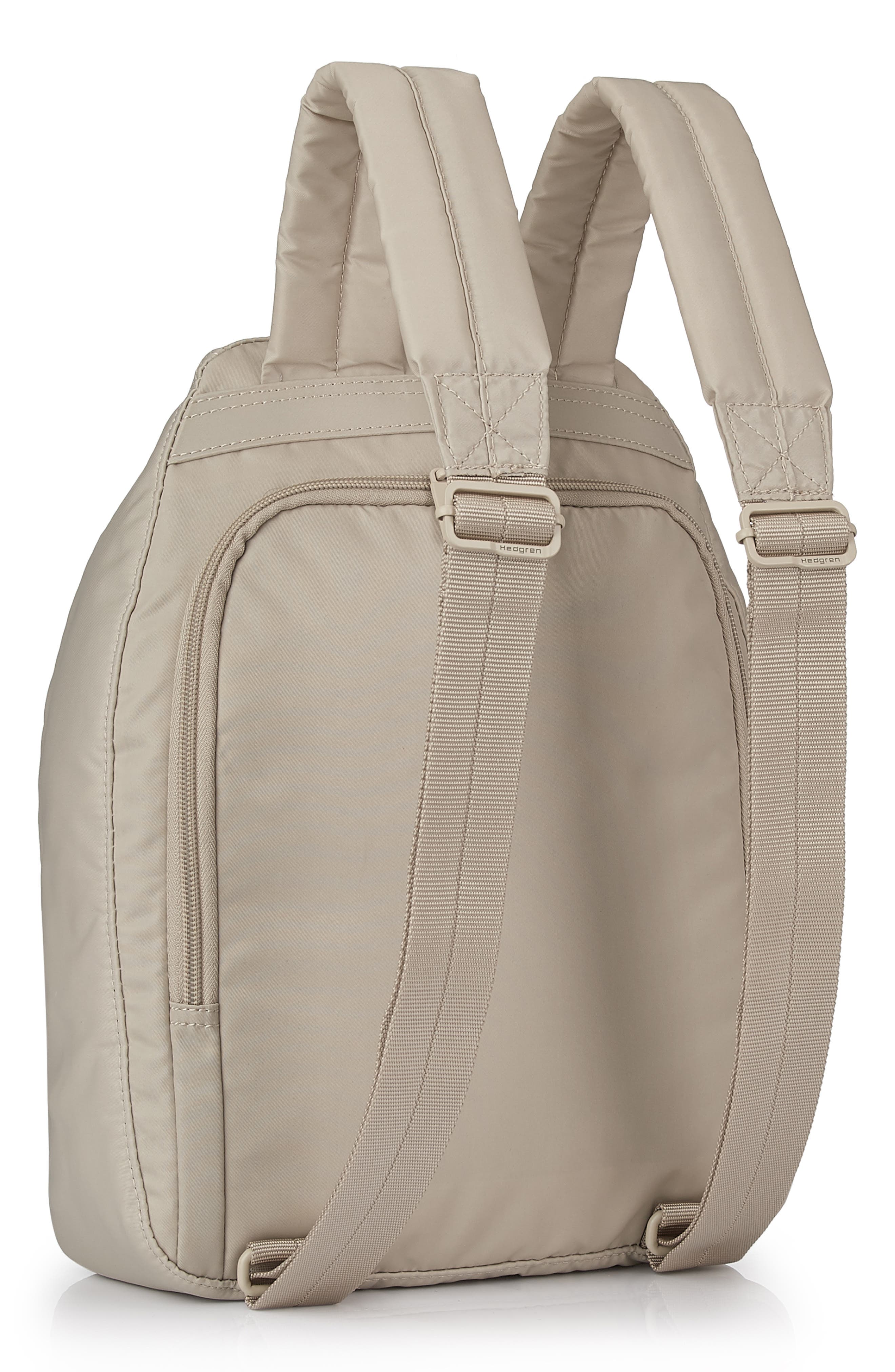 Large Vogue Water Repellent RFID Backpack, Alternate, color, CASHMERE BEIGE