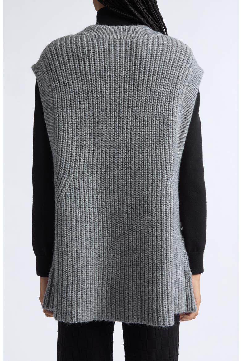 Frosty Merino Wool & Alpaca Vest (Nordstrom Exclusive), Alternate, color, GREY MULTI