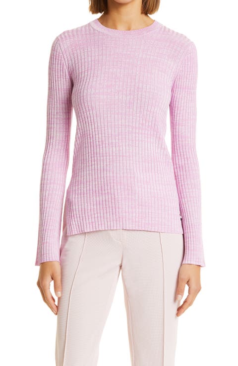 Flori Rib Crewneck Sweater