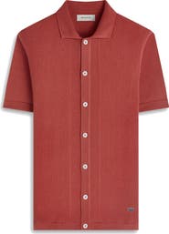 Bugatchi Short Sleeve Cardigan