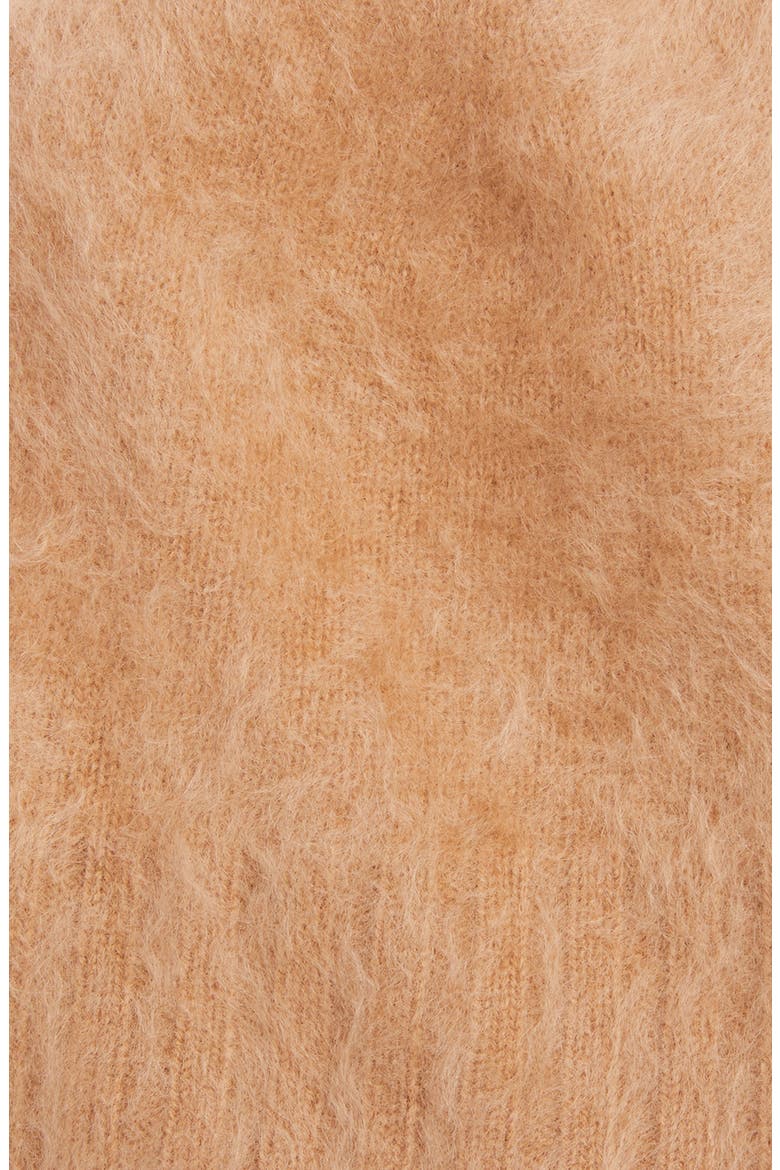 Brushed Wool & Cashmere Beanie, Alternate, color, TAN FINCH