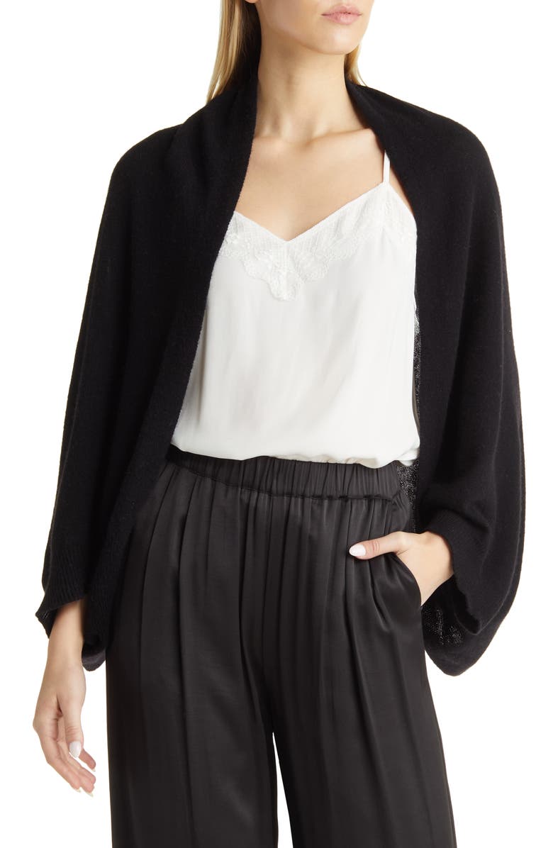 La Fiorentina Wool & Cashmere Cocoon Wrap, Main, color,
