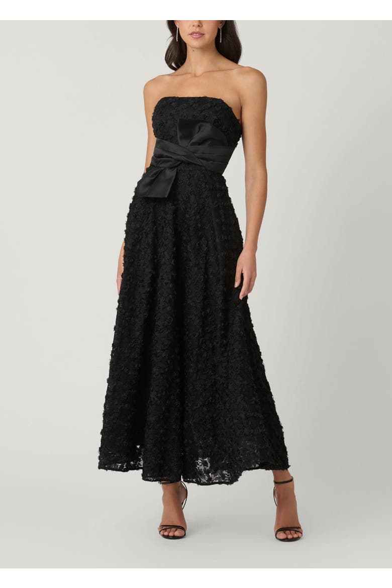 Midnight India Andes Lace Dress, Main, color, Jet