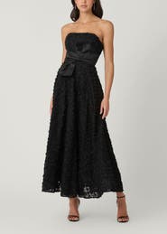 Shoshanna Midnight Midnight India Andes Lace Dress