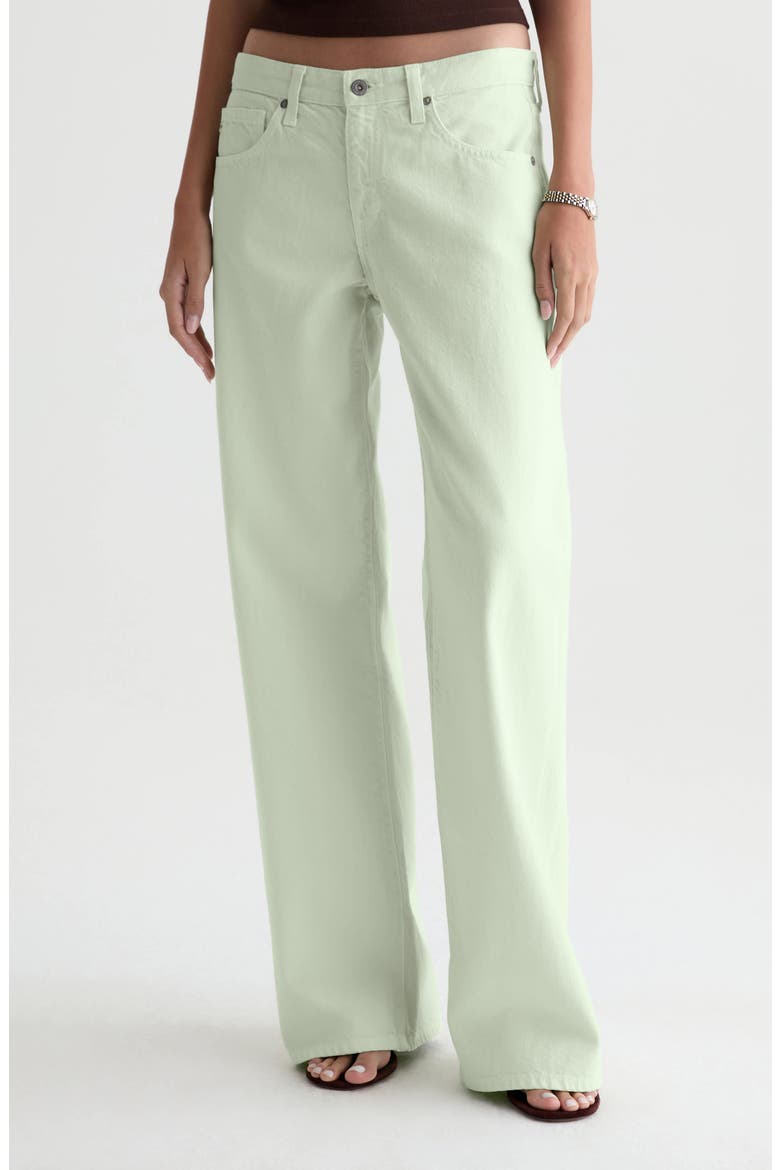 Adria Low Rise Wide Leg Jeans, Main, color, SUMMER VINE