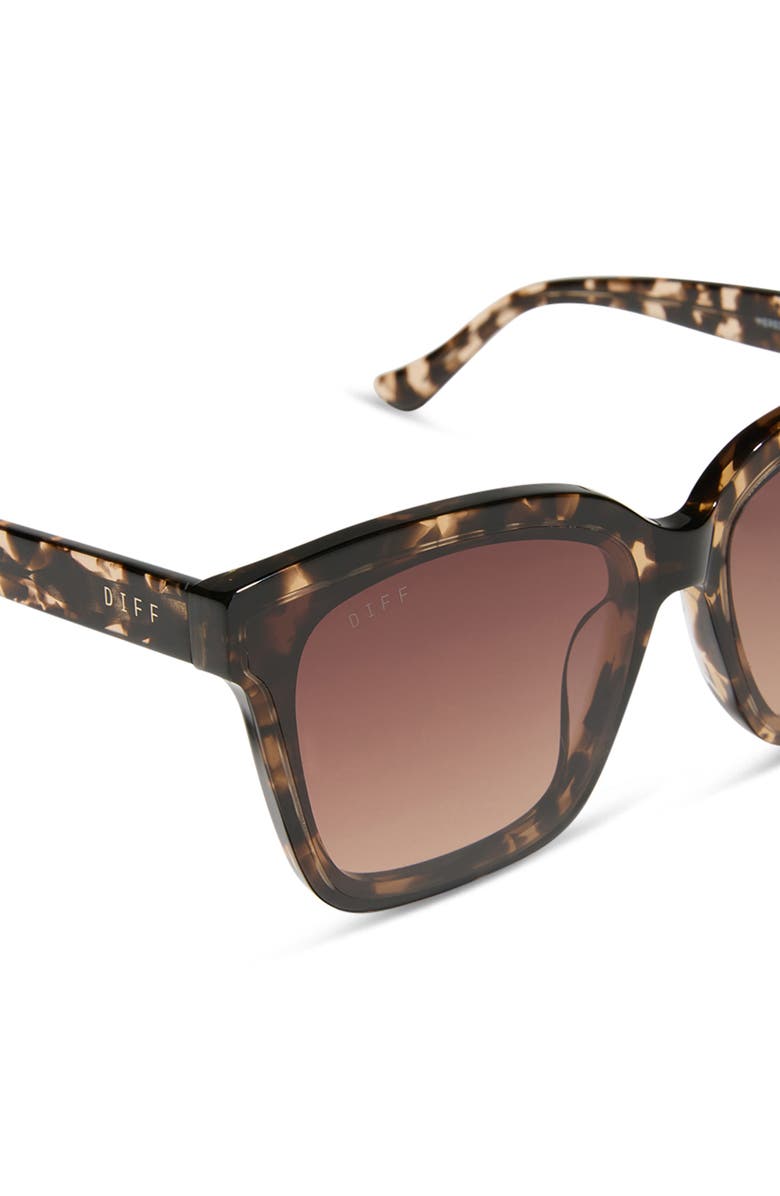 DIFF Meredith II 59mm Square Sunglasses, Alternate, color, Espresso Tortoise/ Brown