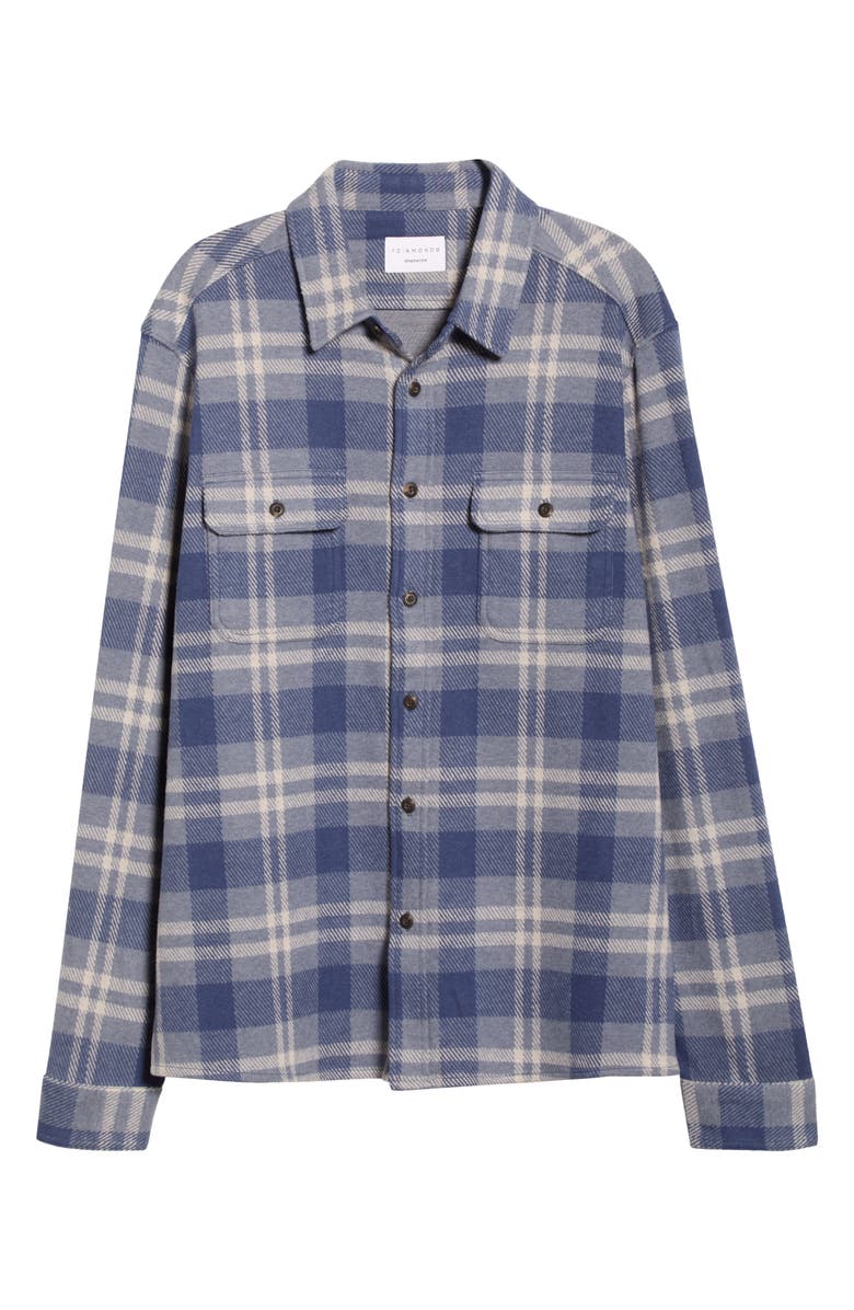7 Diamonds Generations Plaid Button-Up Shirt, Alternate, color, Blue