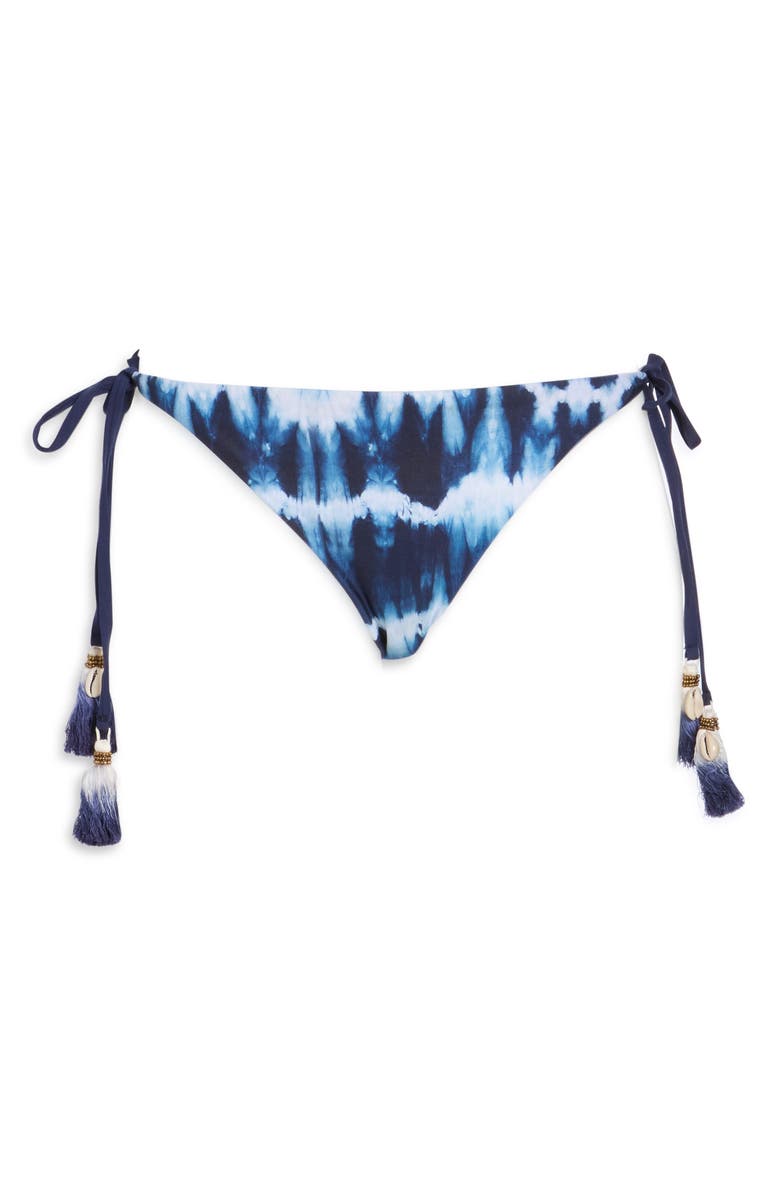 Cosita Linda Reversible Tie Side Bikini Bottoms, Main, color, Bluedepths