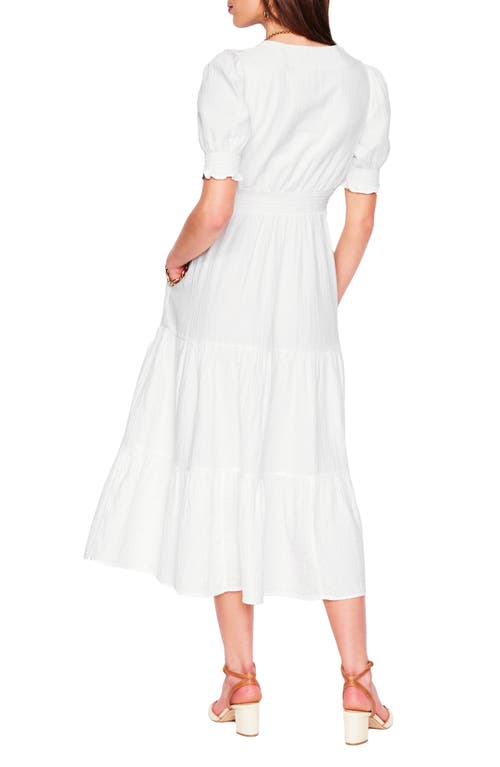 BODEN BODEN ANNA COTTON GAUZE MIDI DRESS