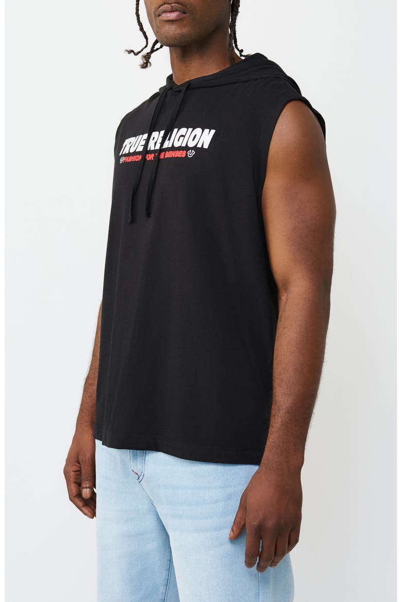 Hooded Tank, Alternate, color, JET BLACK