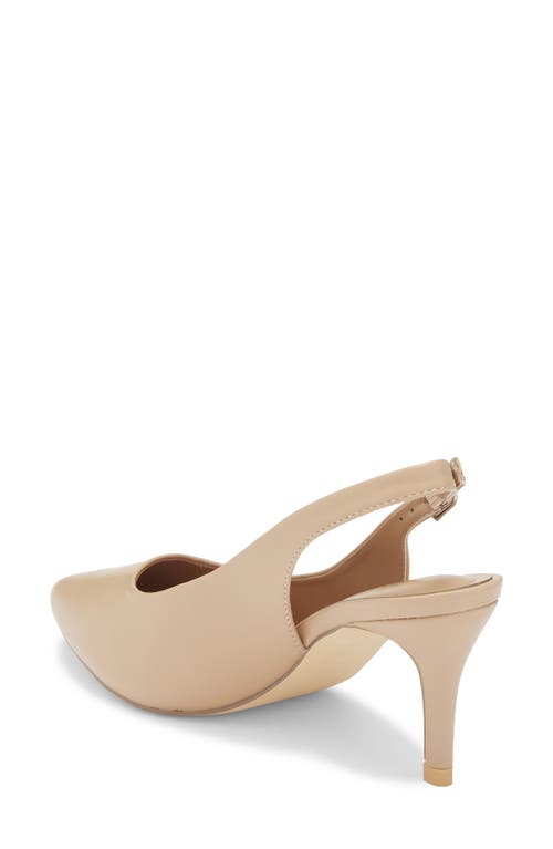 Rebecca Allen Arrow Slingback Pump In Neutral
