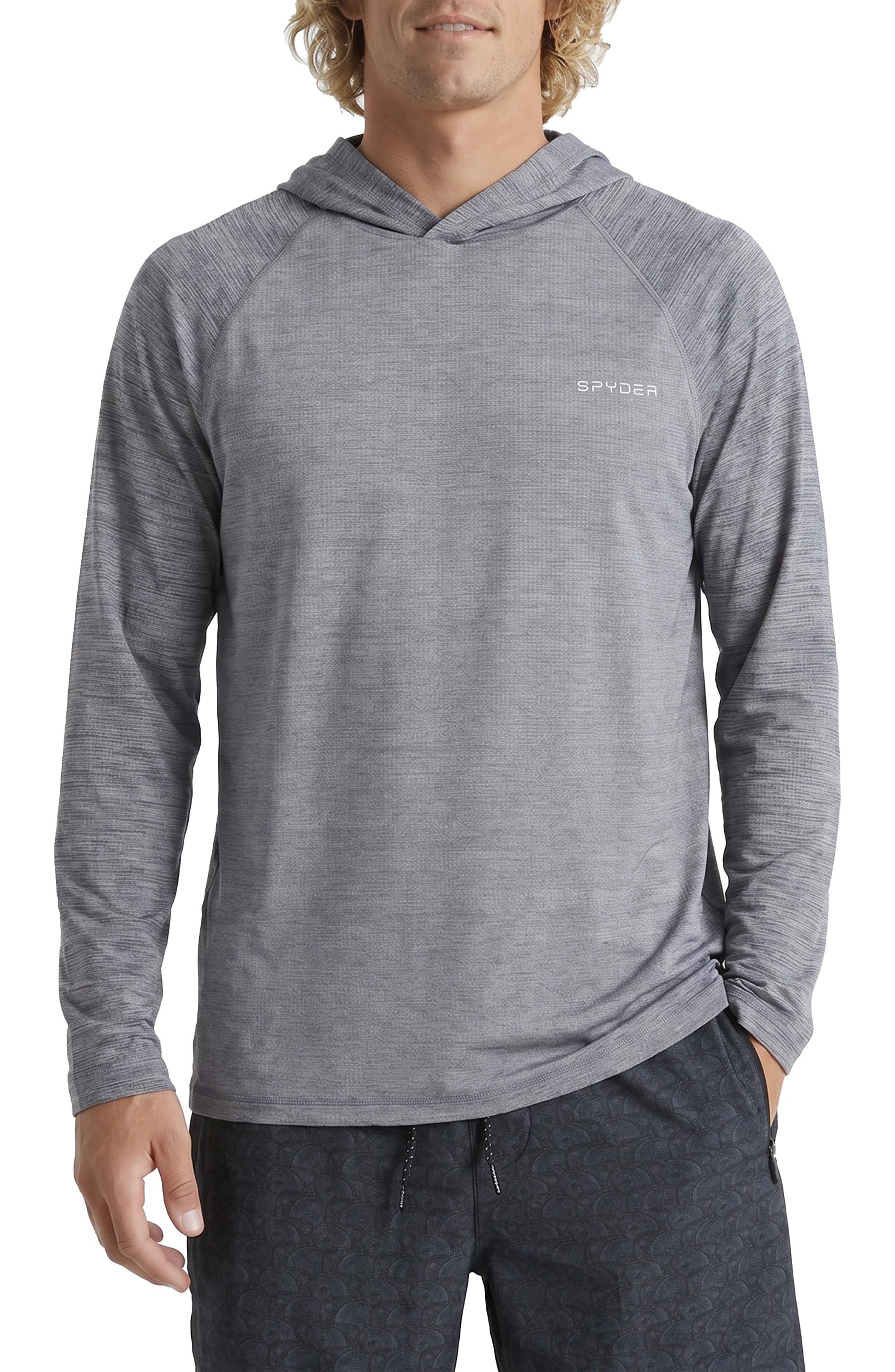 Spyder Raglan Sleeve Hooded Rashguard