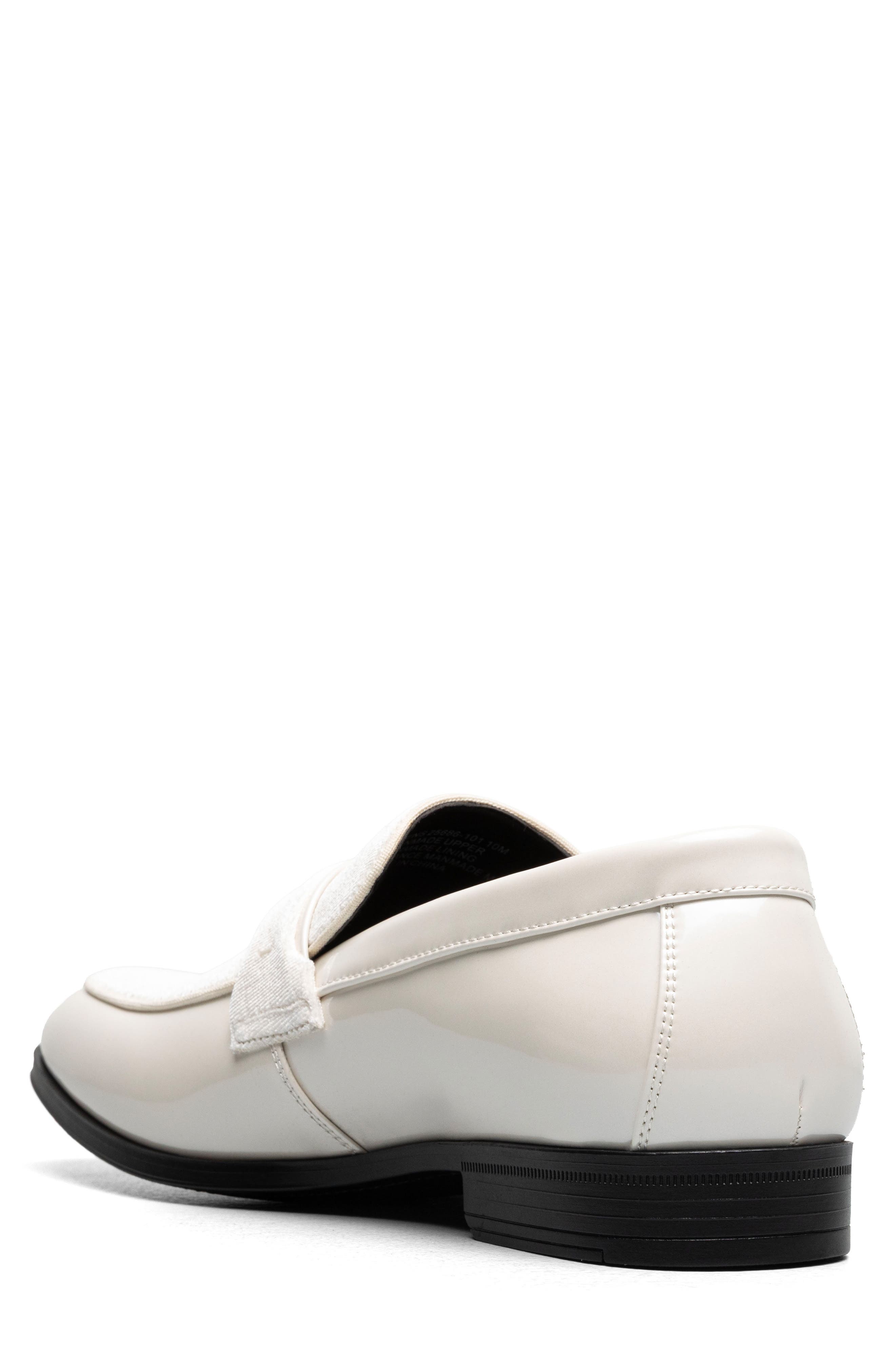 Stacy Adams Spratley Saddle Loafer, Alternate, color, Ivory