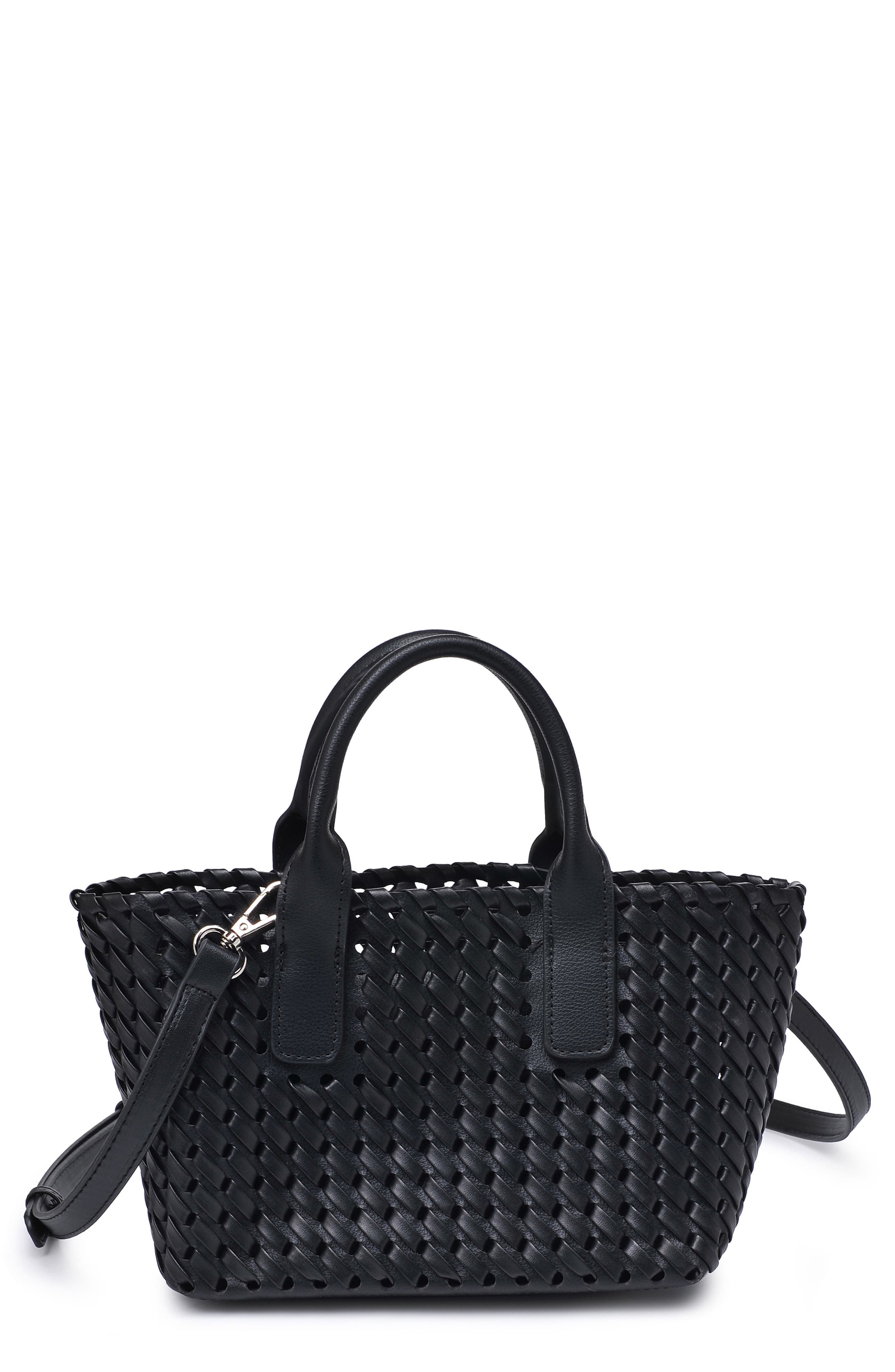 URBAN EXPRESSIONS HANDBAGS Woven Tote Bag, Main, color, 