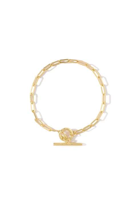 14kt Gold Love Link Bracelet