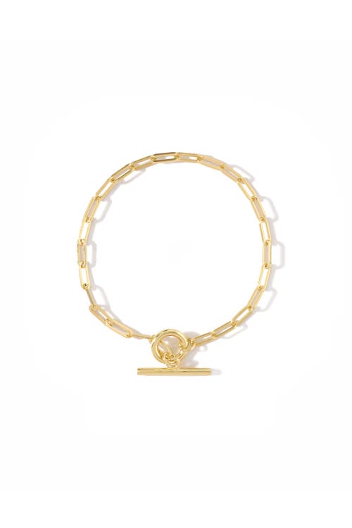 Otiumberg 14kt Gold Love Link Bracelet