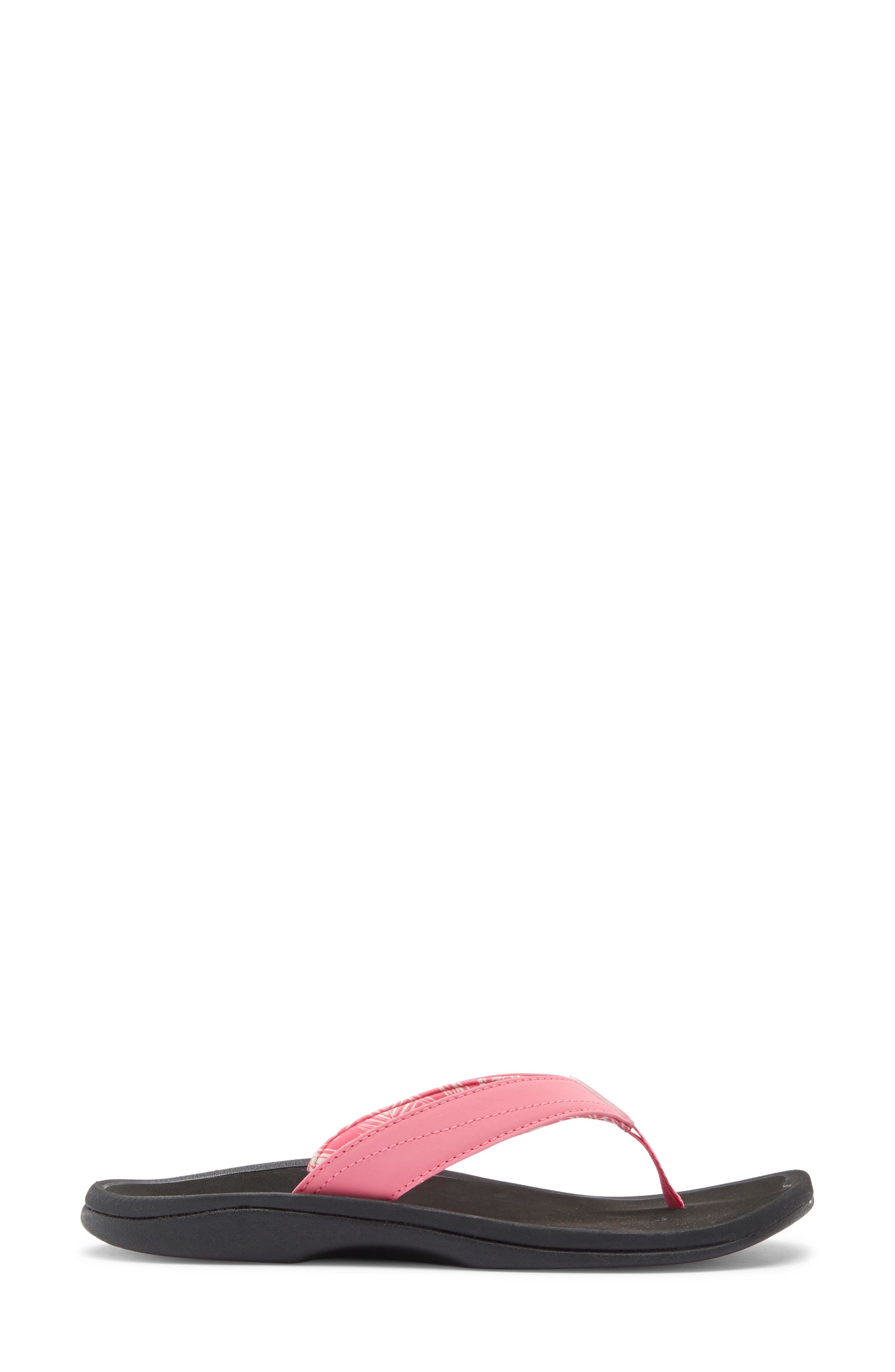 Ohana Flip Flop, Alternate, color, PUNCH PINK/ PALM