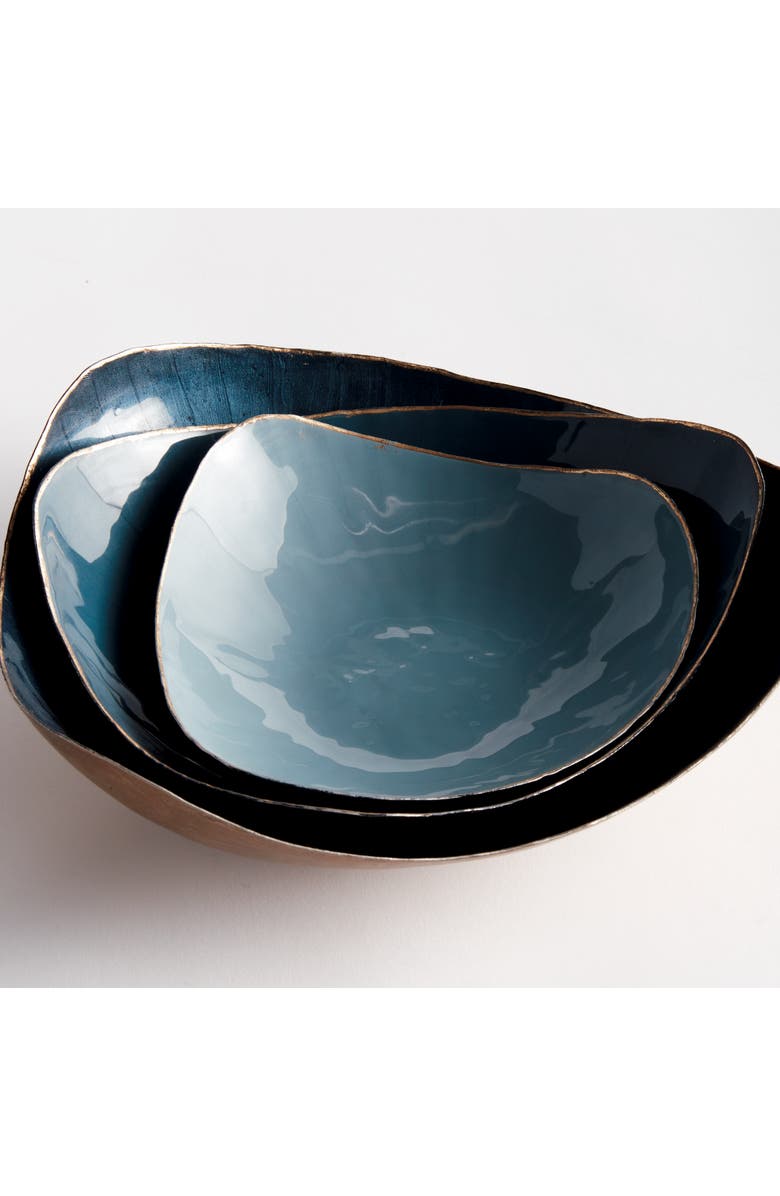 Napa Home & Garden Camryn Decorative Bowls Set of 3, Alternate, color, Blue