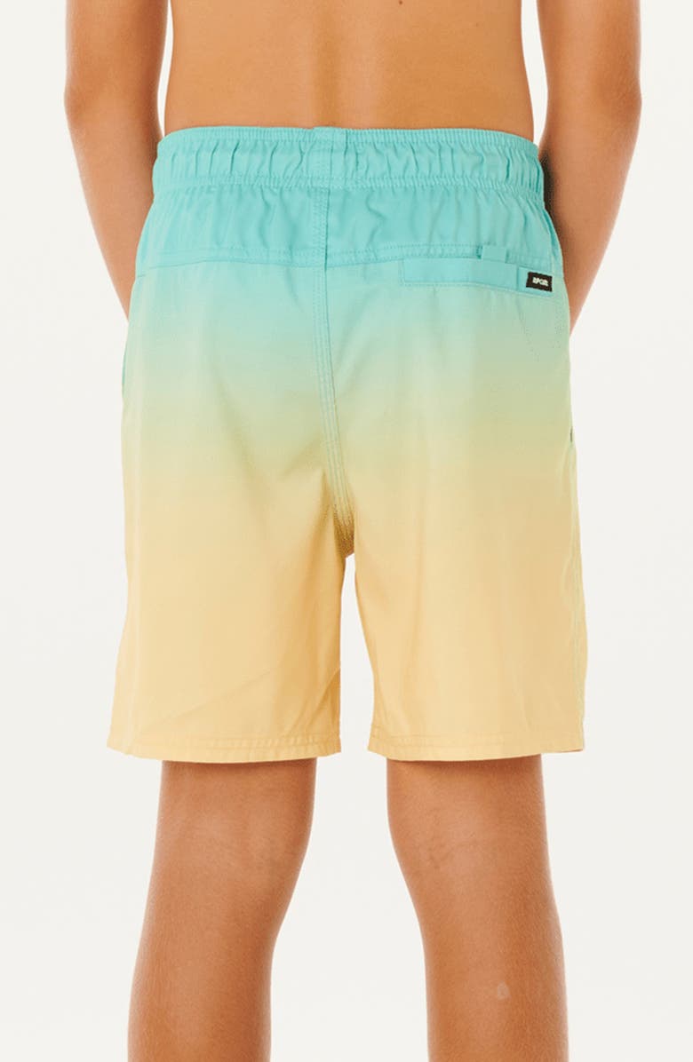 Rip Curl Kids' Offset Volley Swim Trunks, Alternate, color, Aqua
