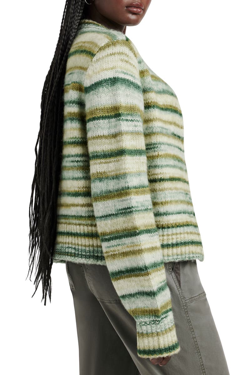 Splendid Daniella Stripe Cardigan, Alternate, color, 