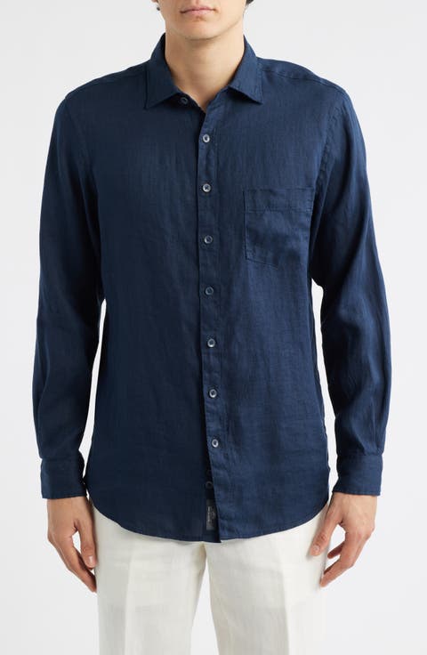 Coromandel Button-Up Linen Shirt