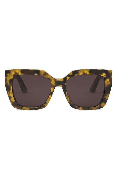 'MissDior S2I 55mm Square Sunglasses