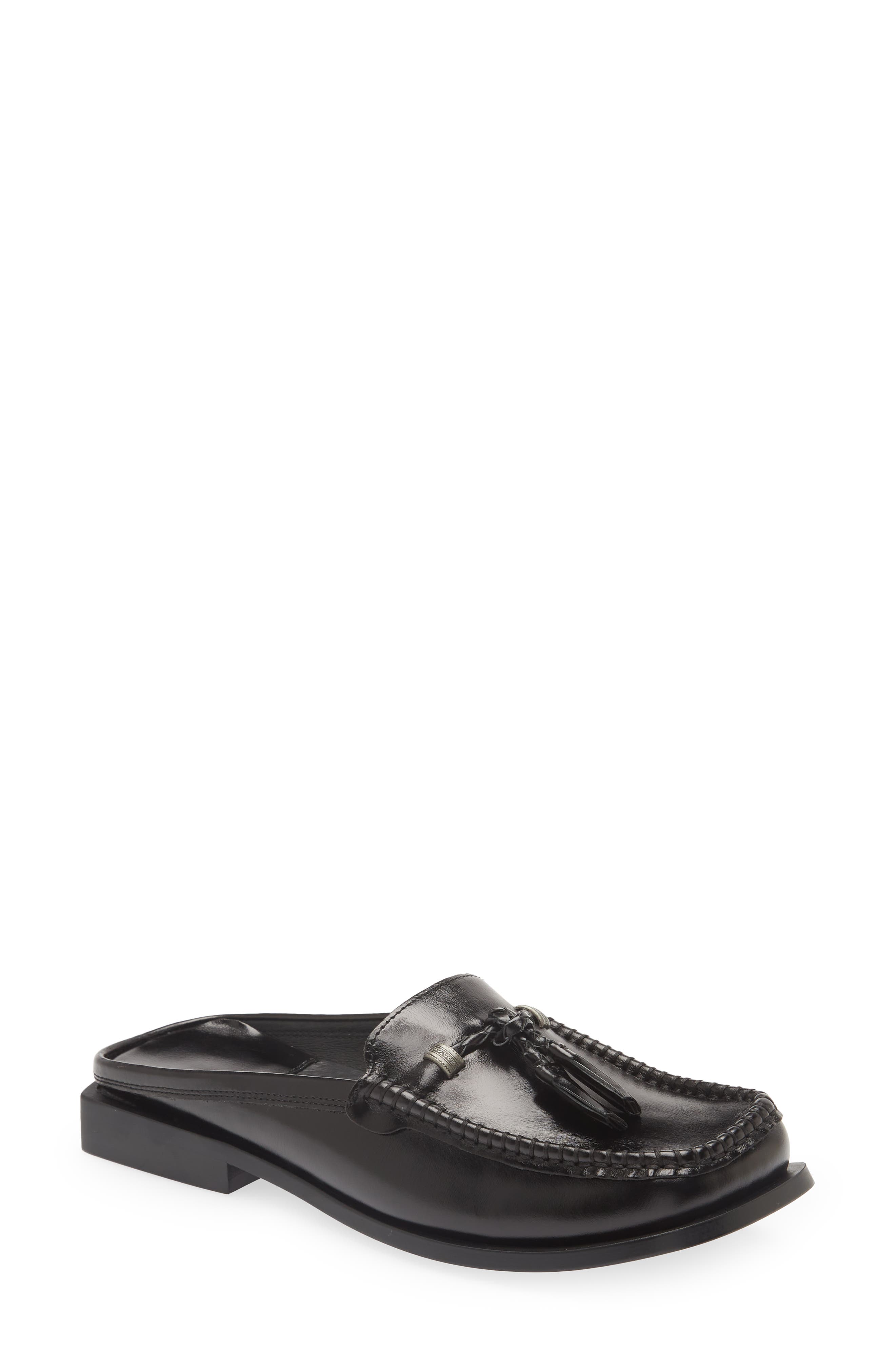 Jeffrey Campbell Clandies Square Toe Loafer Mule, Main, color, 