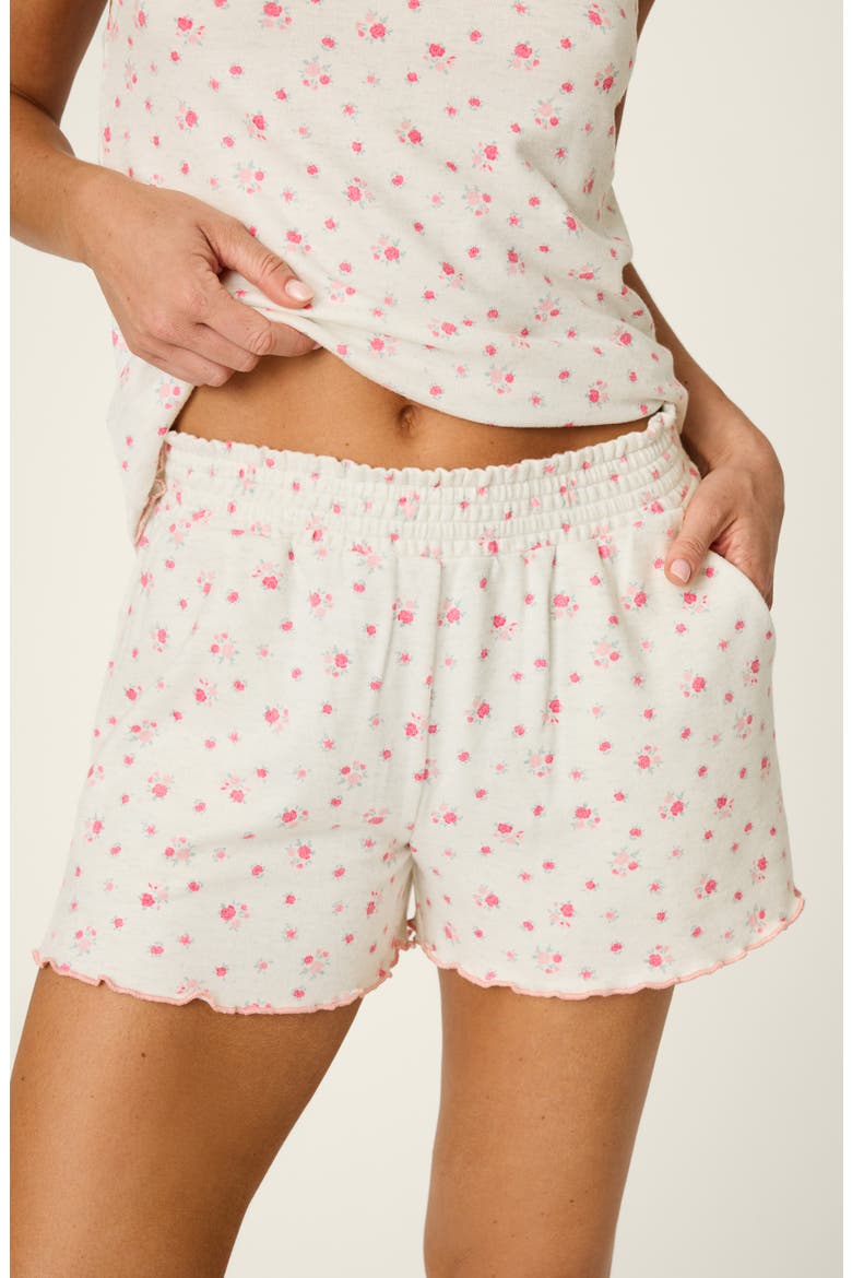 Romantic Rose Sleep Shorts, Alternate, color, H CLOUD