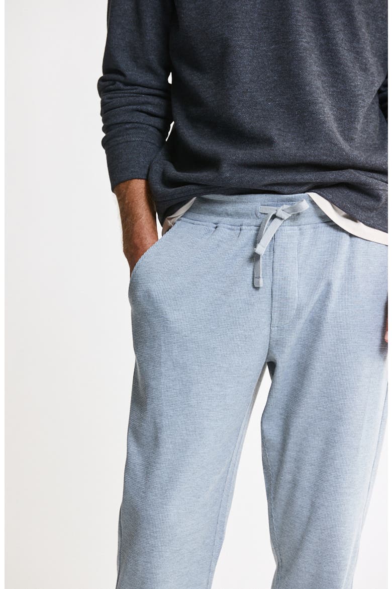 Brushed Waffle Jogger Pants, Alternate, color, LIGHT GREY