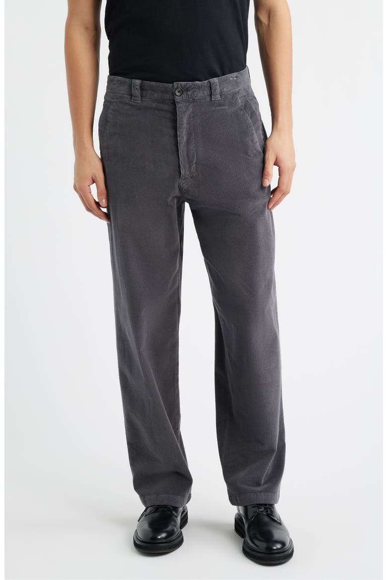 Stretch Organic Cotton Corduroy Workwear Chinos, Main, color, SLATE