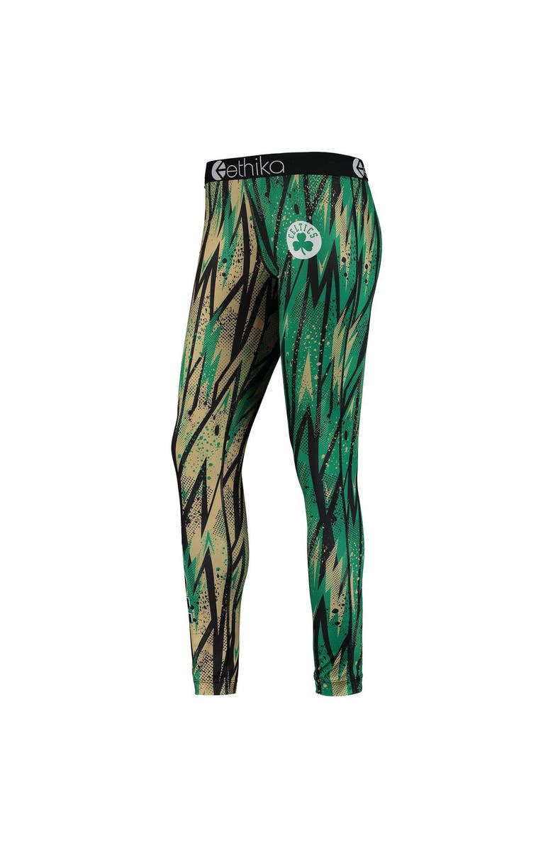 Ethika Women's Ethika Kelly Green/Gold Boston Celtics Classic Leggings, Alternate, color, 