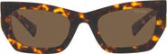 Miu Miu 53mm Rectangular Sunglasses